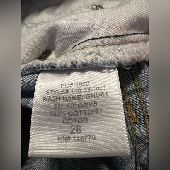 ReDone Originals Relaxed Crop, one of a kind! - Picture 4 of 8